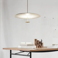 Lampe Suspendue Cercle Flottant LED pour Salon