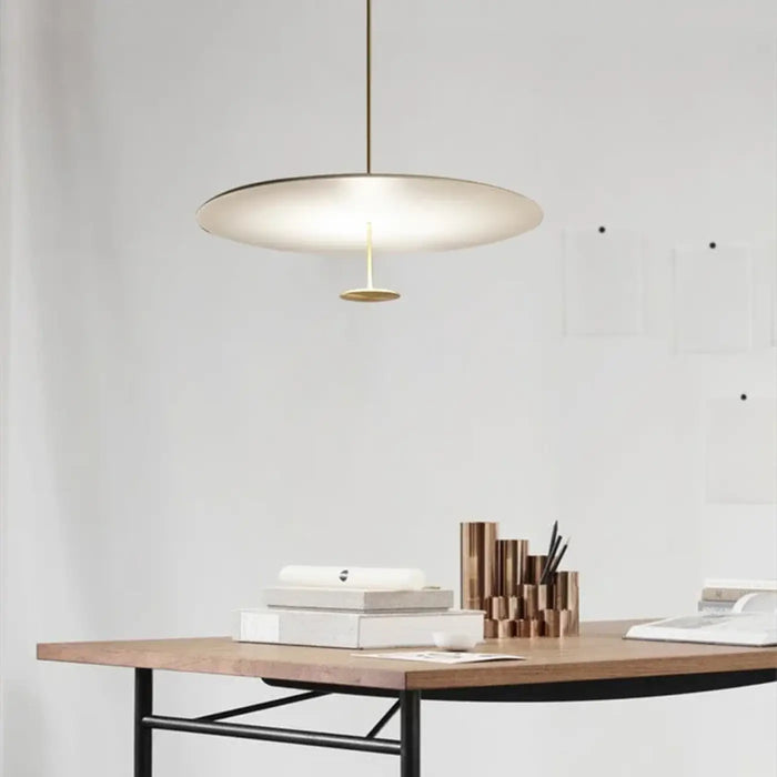 Lampe Suspendue Cercle Flottant LED pour Salon