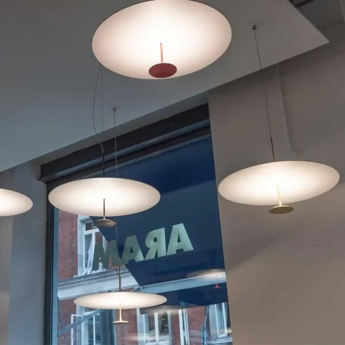 Lampe Suspendue Cercle Flottant LED pour Salon