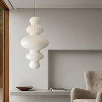 Lampe Suspendue en Papier Design Moderne