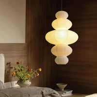 Lampe Suspendue en Papier Design Moderne