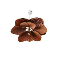 Lampe Suspendue en Papier Marron Bohème Chic