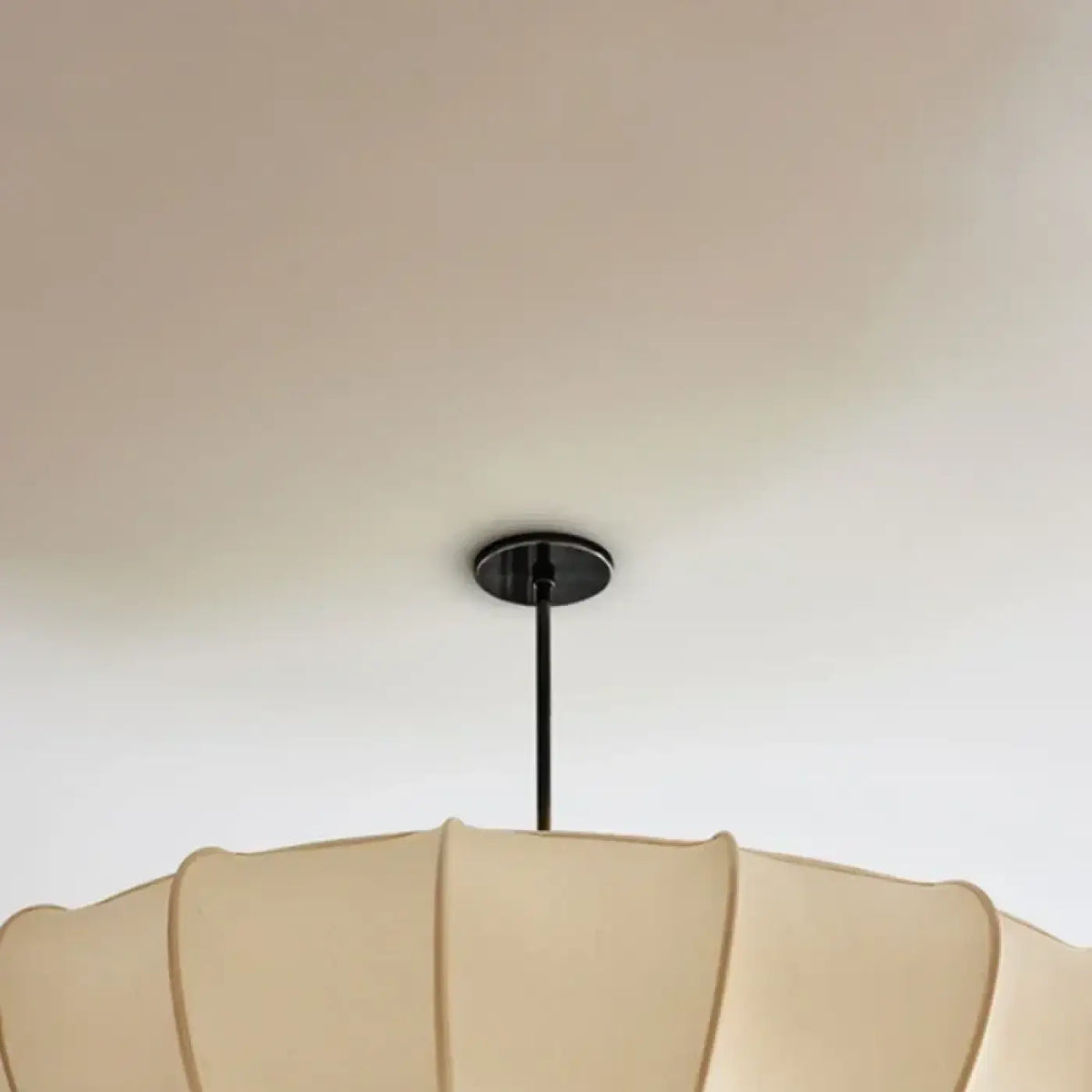 Lampe Suspendue Parapluie Blanche et Noir