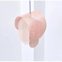 Suspension Rose Effet Grillage Design