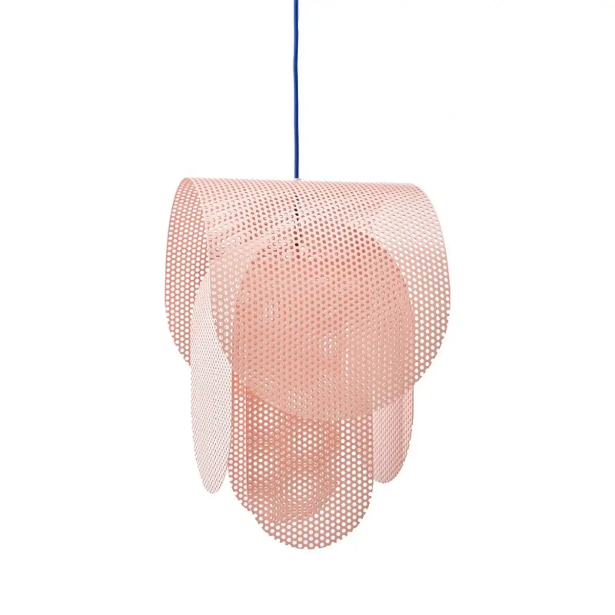 Suspension Rose Effet Grillage Design