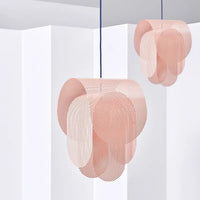 Suspension Rose Effet Grillage Design