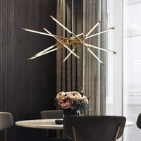 Lampe Suspendue Métal Épuré pour Salle à Manger