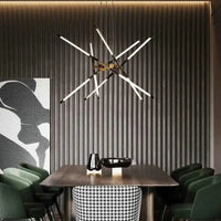 Lampe Suspendue Métal Épuré pour Salle à Manger