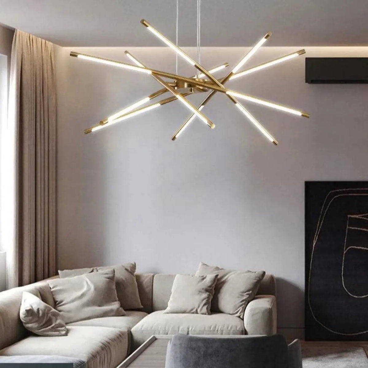 Lampe Suspendue Métal Épuré pour Salle à Manger