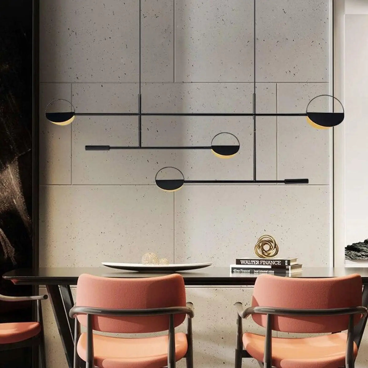 Suspension Scandinave en Métal pour Salon