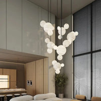 Lampe Suspendue en Albâtre Flottant