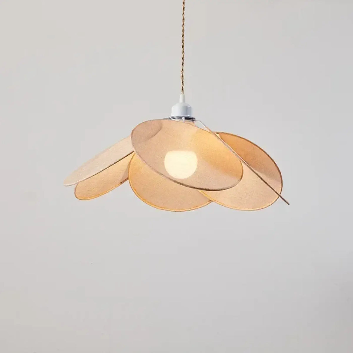 Suspension Fleur en Tissu Style Moderne