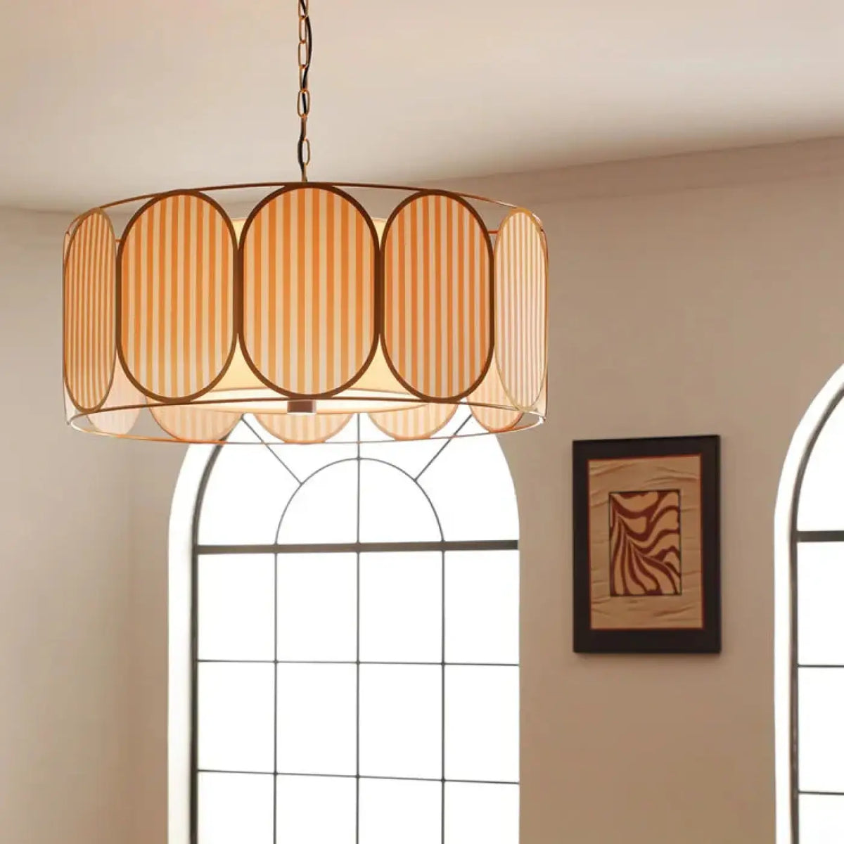 Lampe Suspendue en Tissu Moderne