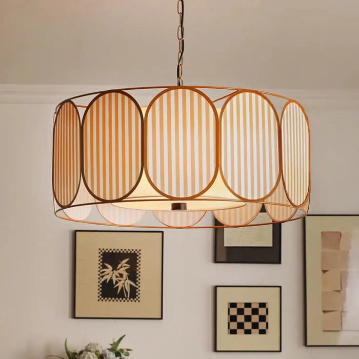 Lampe Suspendue en Tissu Moderne