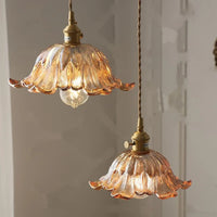 Suspension Verre Transparent Vintage