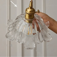 Suspension Verre Transparent Vintage