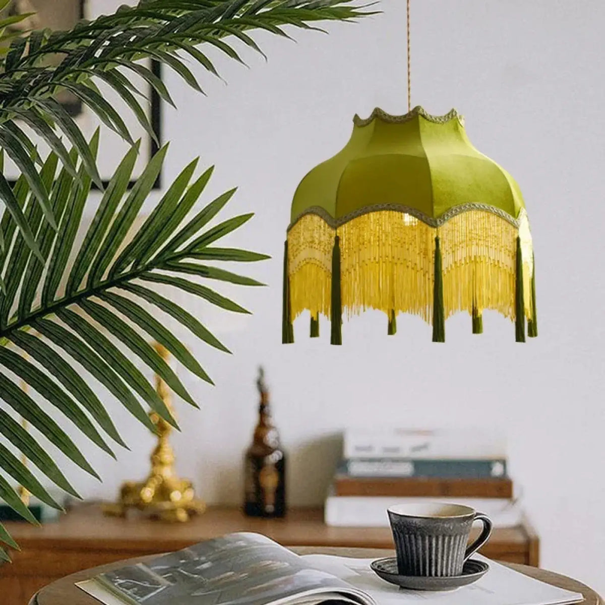 Suspension Verte Vintage Style Bar