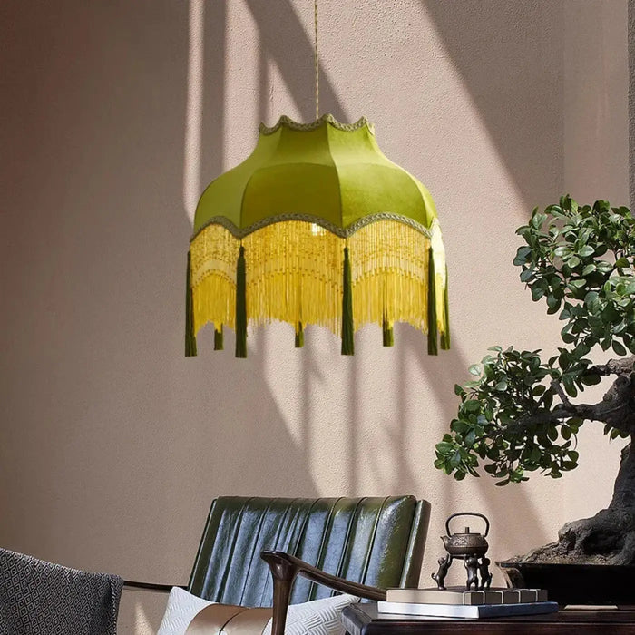 Suspension Verte Vintage Style Bar