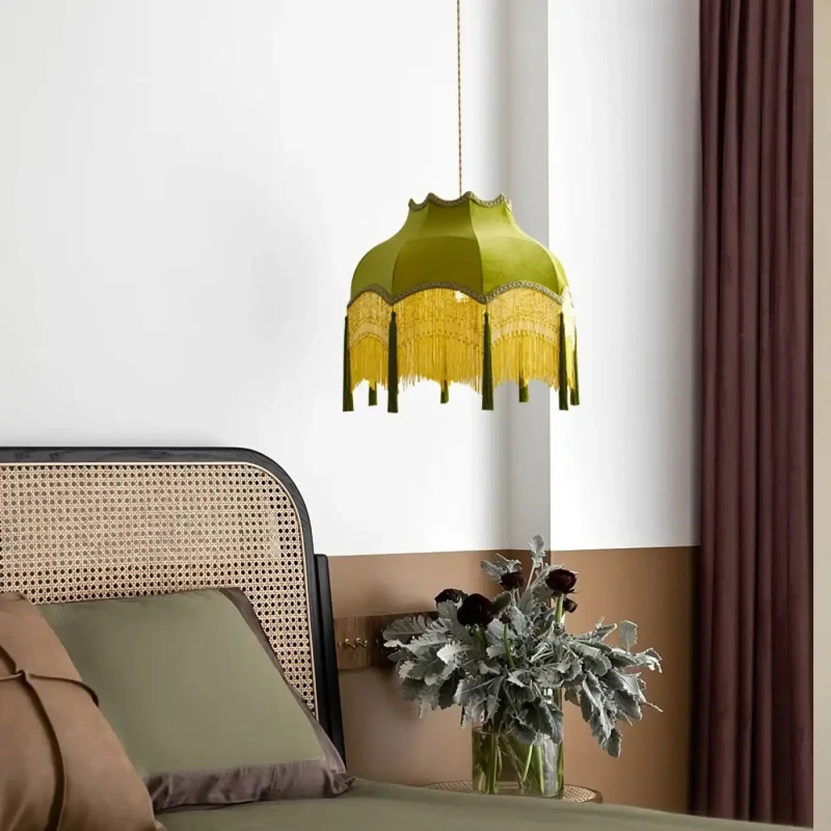 Suspension Verte Vintage Style Bar