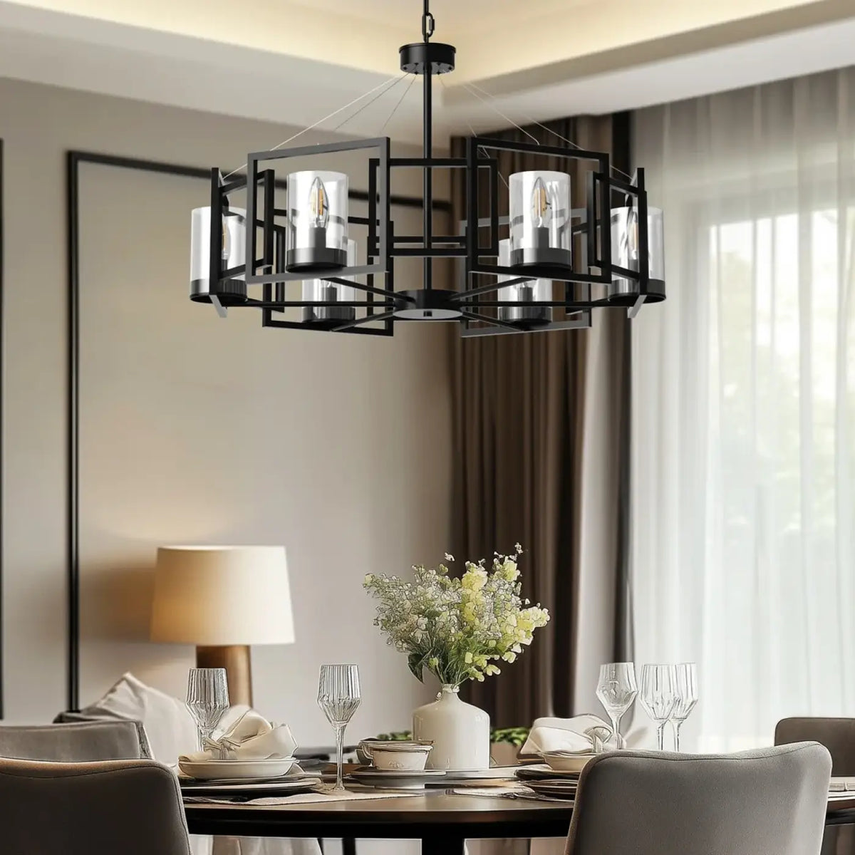 Lampe Suspendue Cloche en Métal pour Cuisine