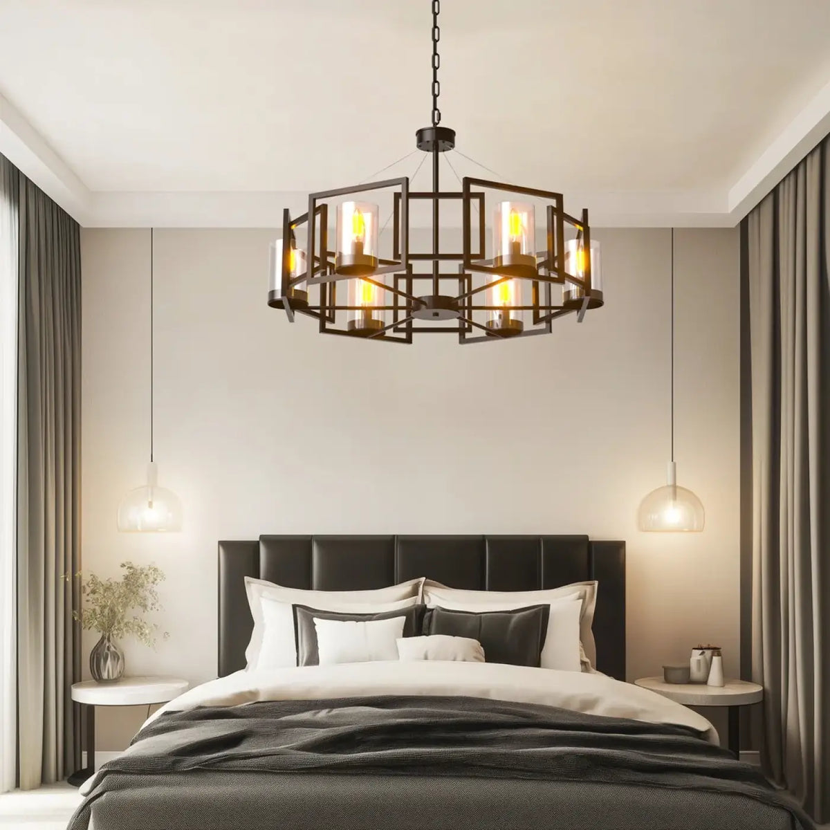 Lampe Suspendue Cloche en Métal pour Cuisine