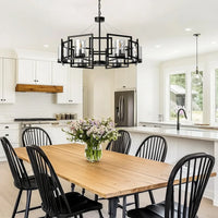 Lampe Suspendue Cloche en Métal pour Cuisine