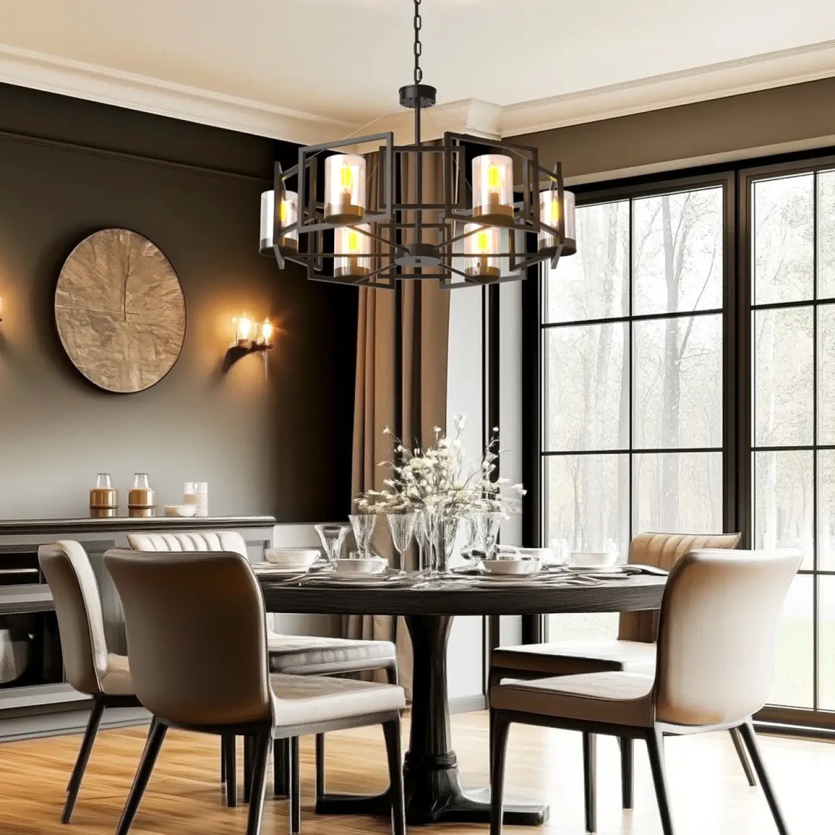 Lampe Suspendue Cloche en Métal pour Cuisine