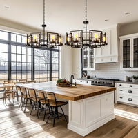 Lampe Suspendue Cloche en Métal pour Cuisine