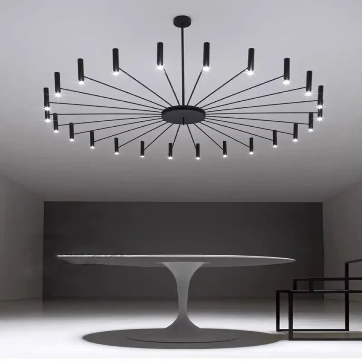 Suspension XXL Noire à Bras Multiples