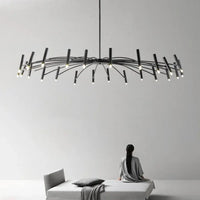 Suspension XXL Noire à Bras Multiples