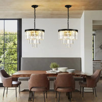 Suspension LED Linéaire Verticale Minimaliste pour Îlot de Cuisine