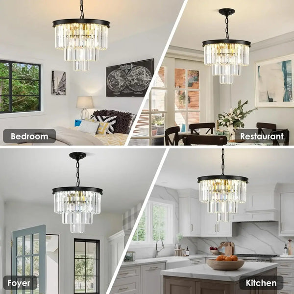 Suspension LED Linéaire Verticale Minimaliste pour Îlot de Cuisine
