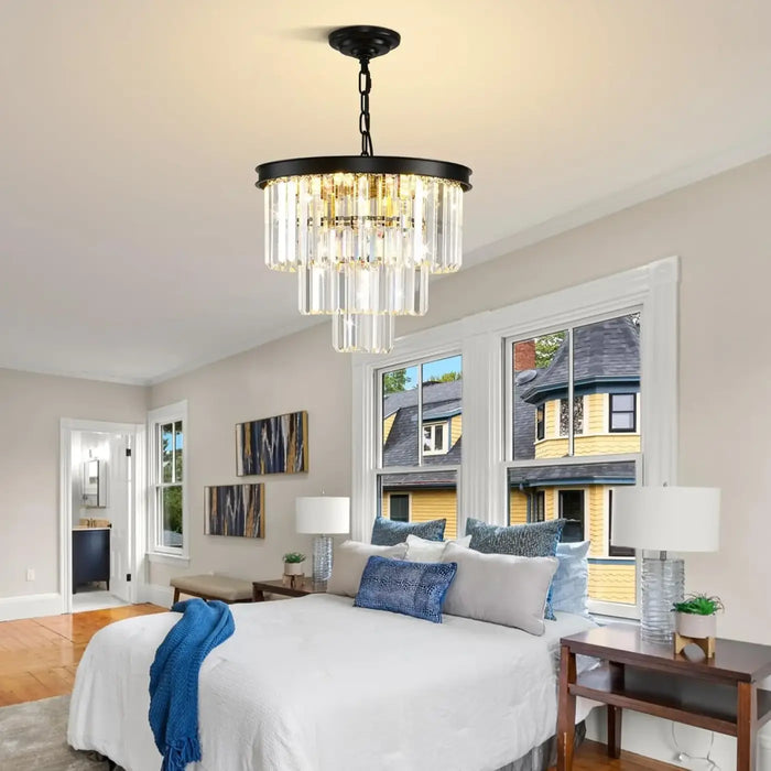 Suspension LED Linéaire Verticale Minimaliste pour Îlot de Cuisine