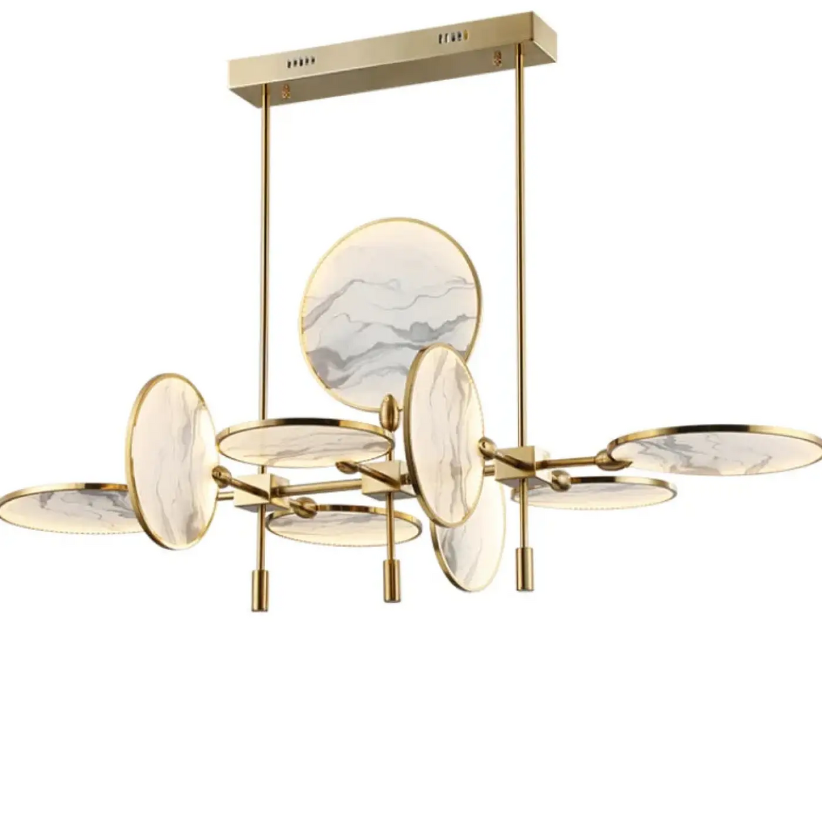 Lustre Disques Marbrés pour Salle à Manger