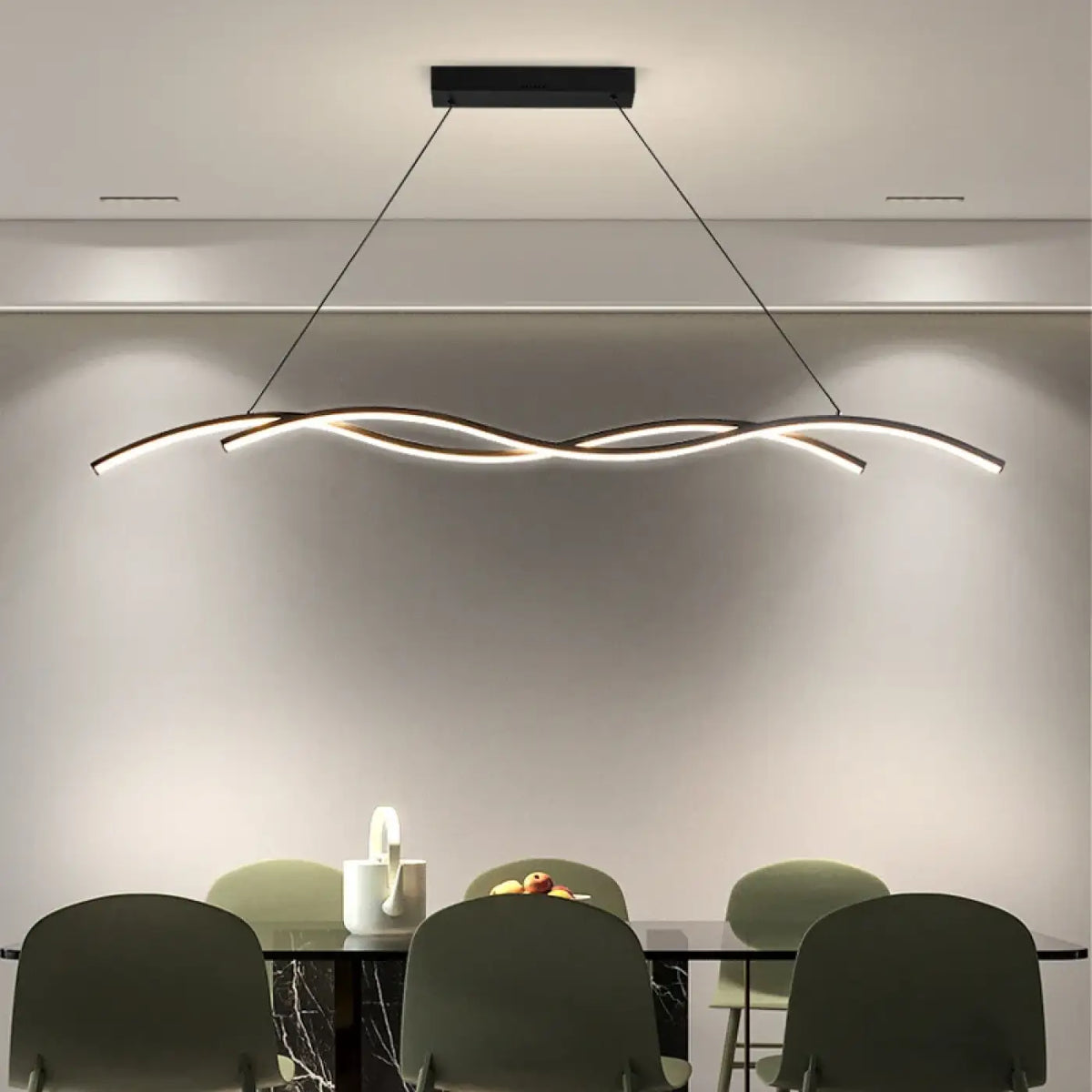Suspension LED Vague Minimaliste Moderne
