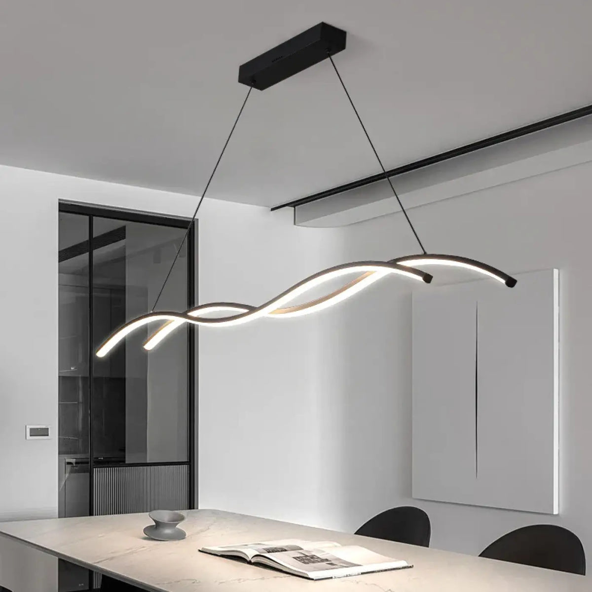 Suspension LED Vague Minimaliste Moderne