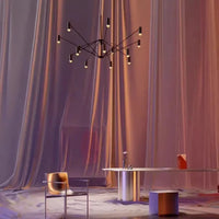 Lampe Suspendue Multibras à Spots pour Salon