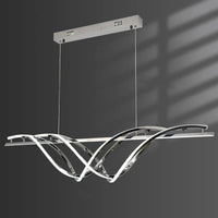 Lampe Suspendue Ondulée Dorée Design