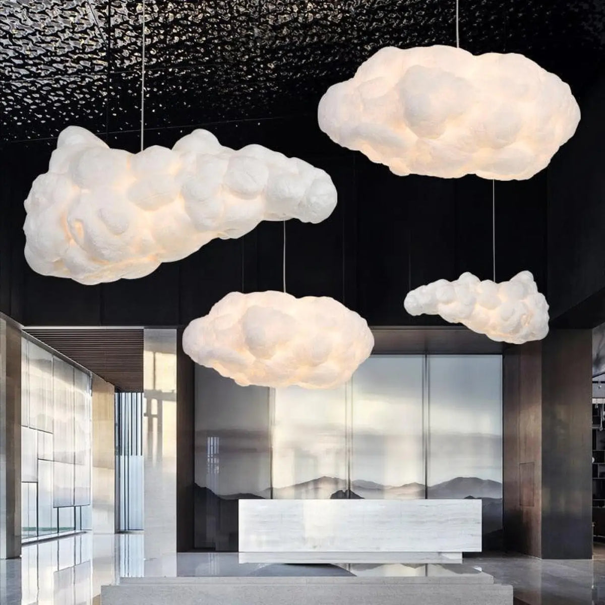 Lampe Suspendue Nuage pour Chambre Enfant