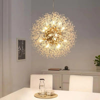 Lampe Suspendue Pissenlit Dorée et Poétique