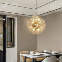 Lampe Suspendue Pissenlit Dorée et Poétique