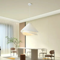 Lampe Suspendue Blanche Plissée Origami