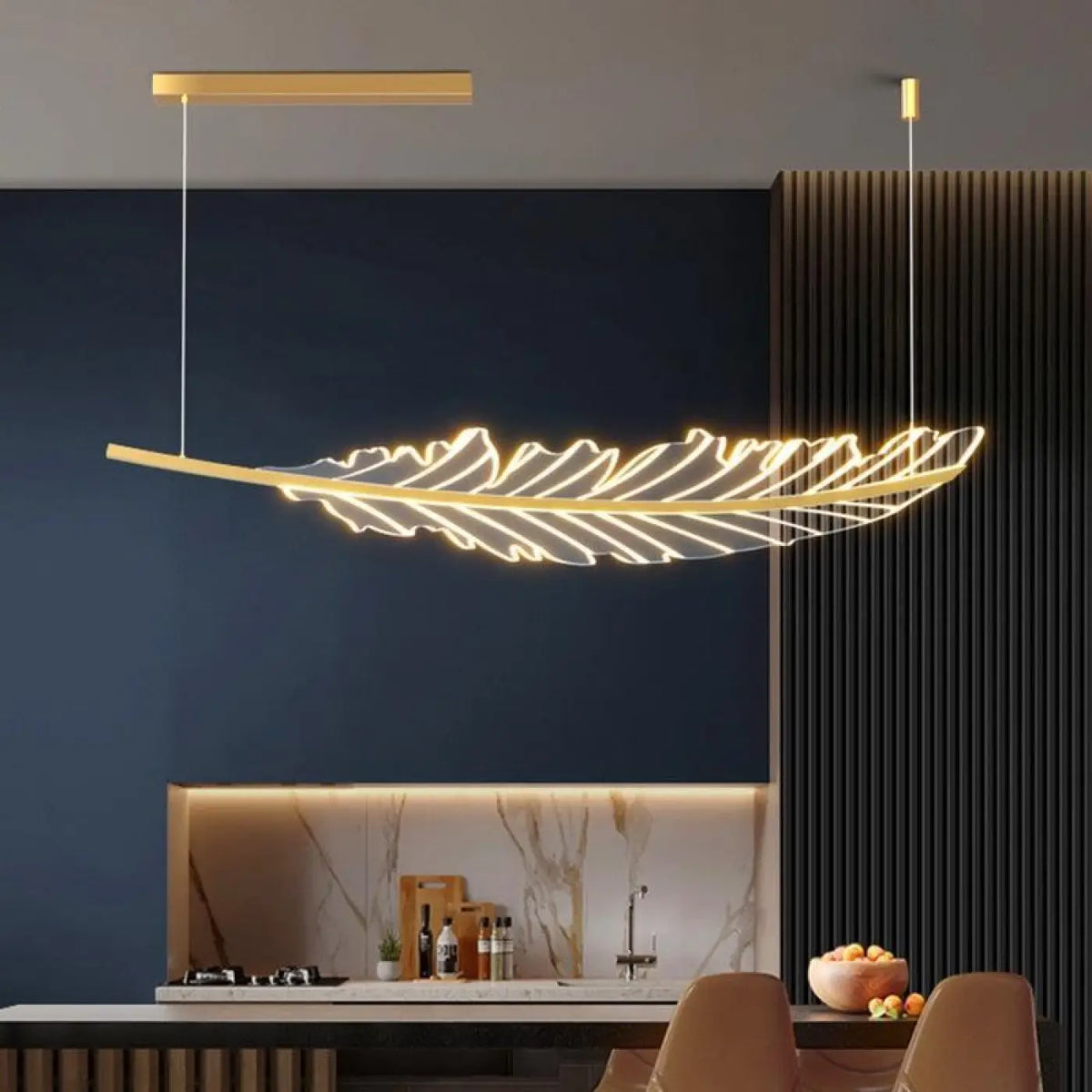 Lampe Suspendue Plume pour Chambre et Salon