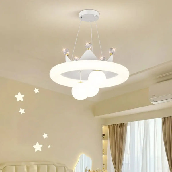 Lampe Suspendue Couronne Féérique pour Chambre