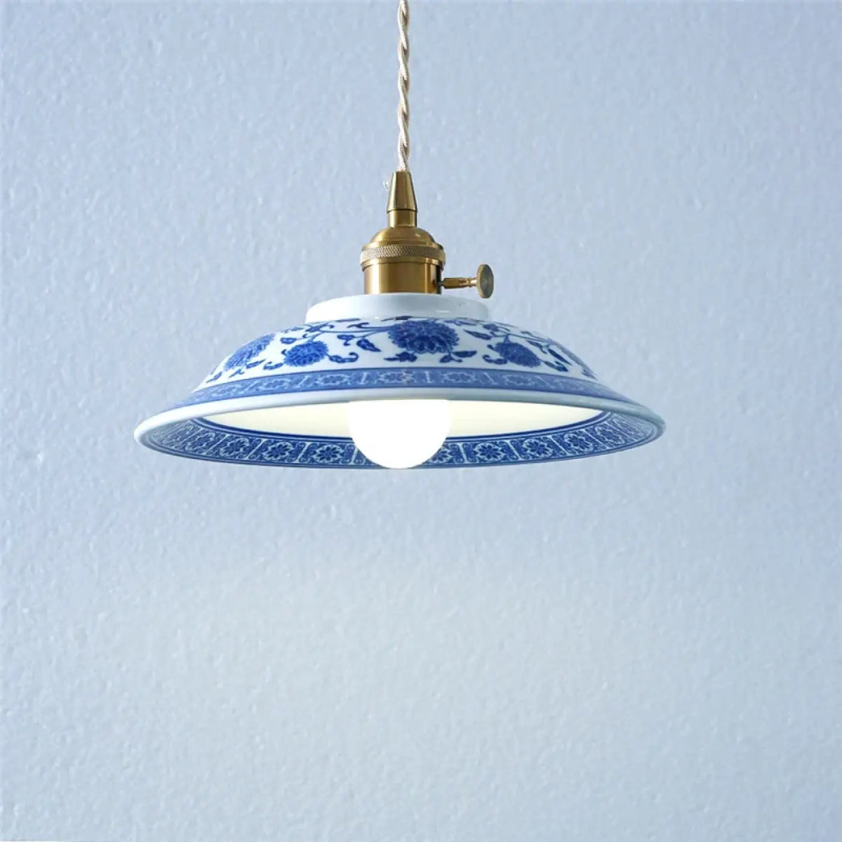 Suspension Porcelaine Chinoise Vintage