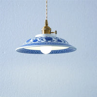 Suspension Porcelaine Chinoise Vintage