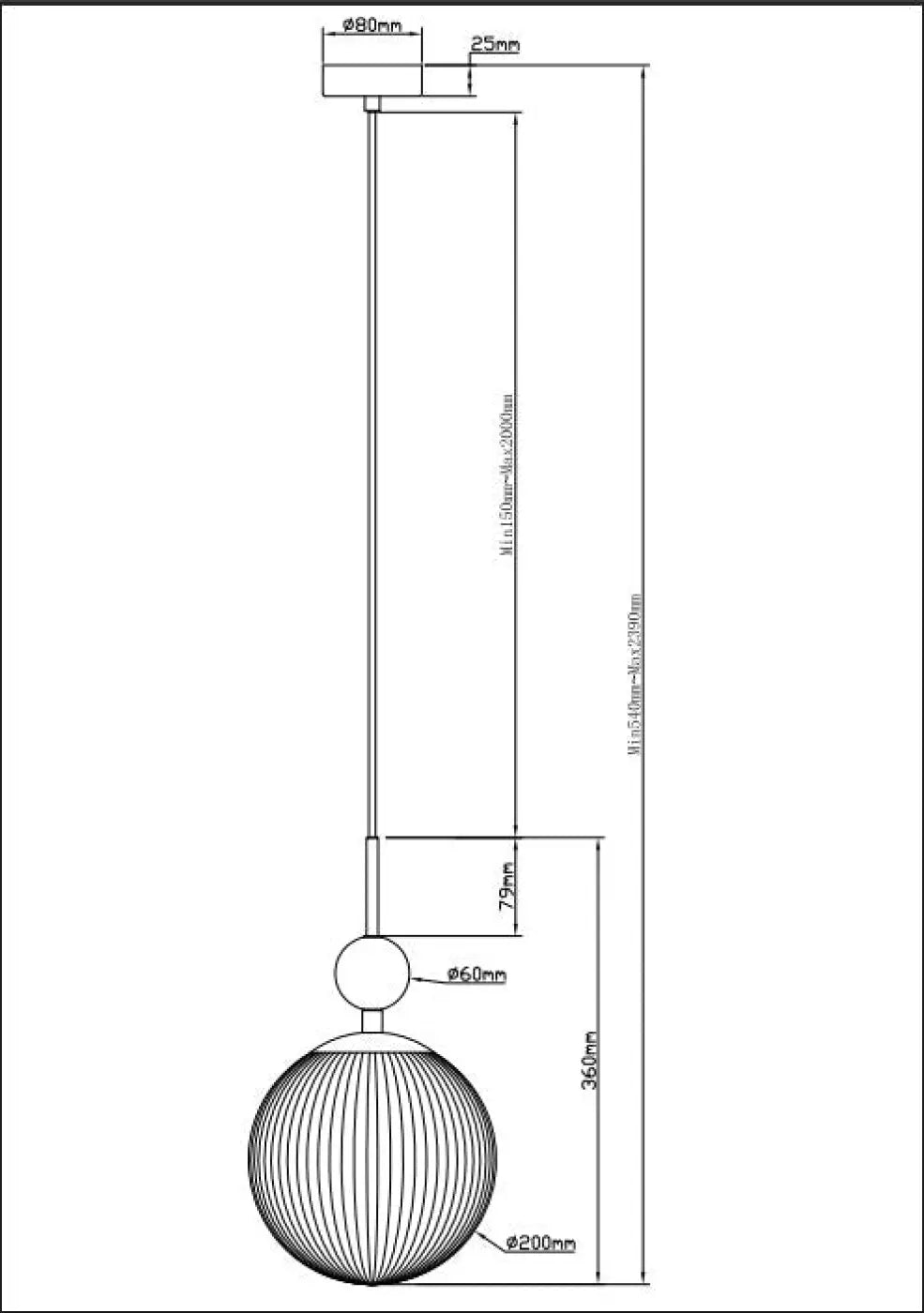 Ambiance lumineuse chaude créée par la suspension en pierre et verre Tavo