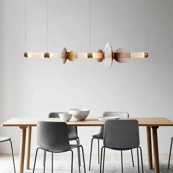 Suspension Tube LED Moderne pour Salle à Manger