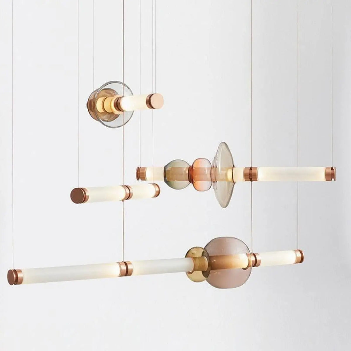 Suspension Tube LED Moderne pour Salle à Manger