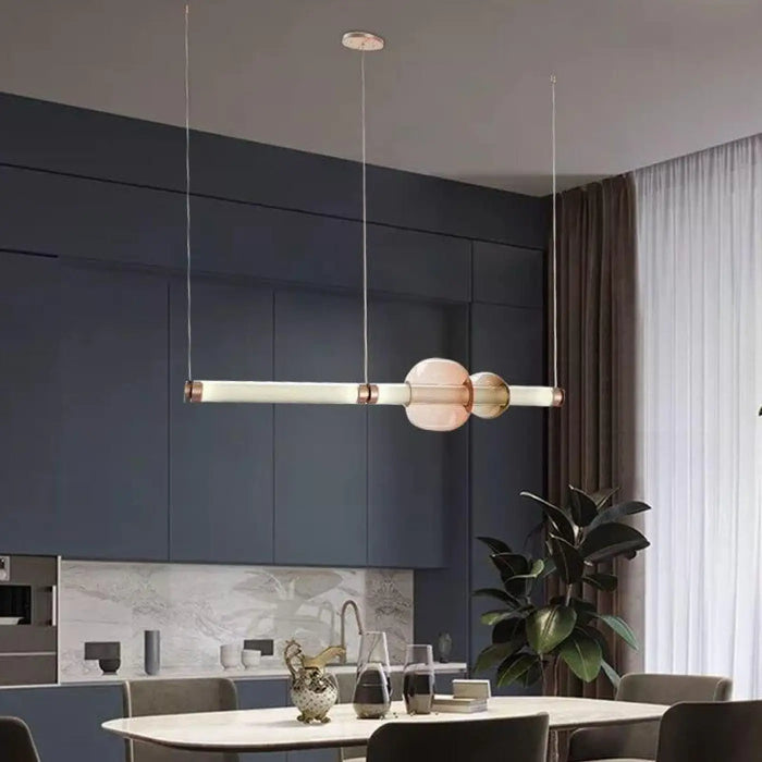 Suspension Tube LED Moderne pour Salle à Manger
